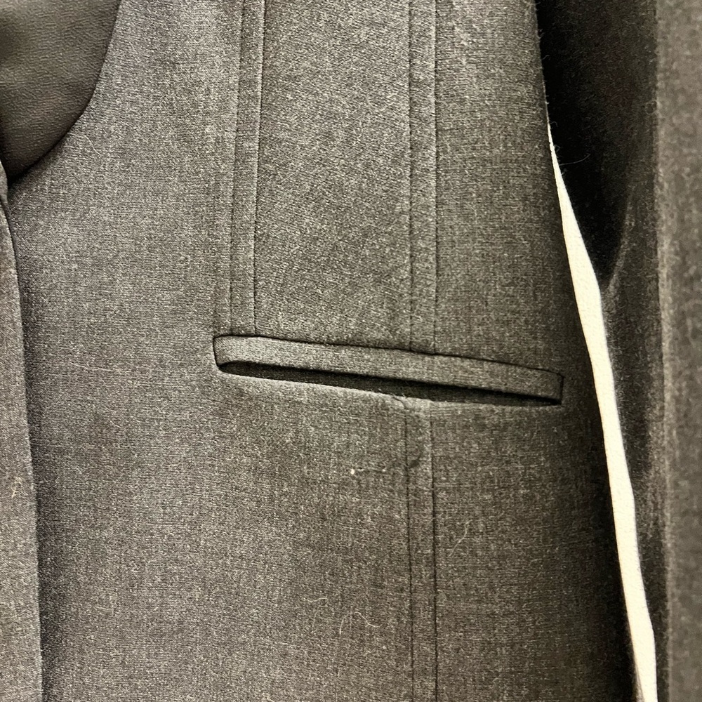 Trina Turk Satin Lapel Fitted Blazer - Picture 6 of 8